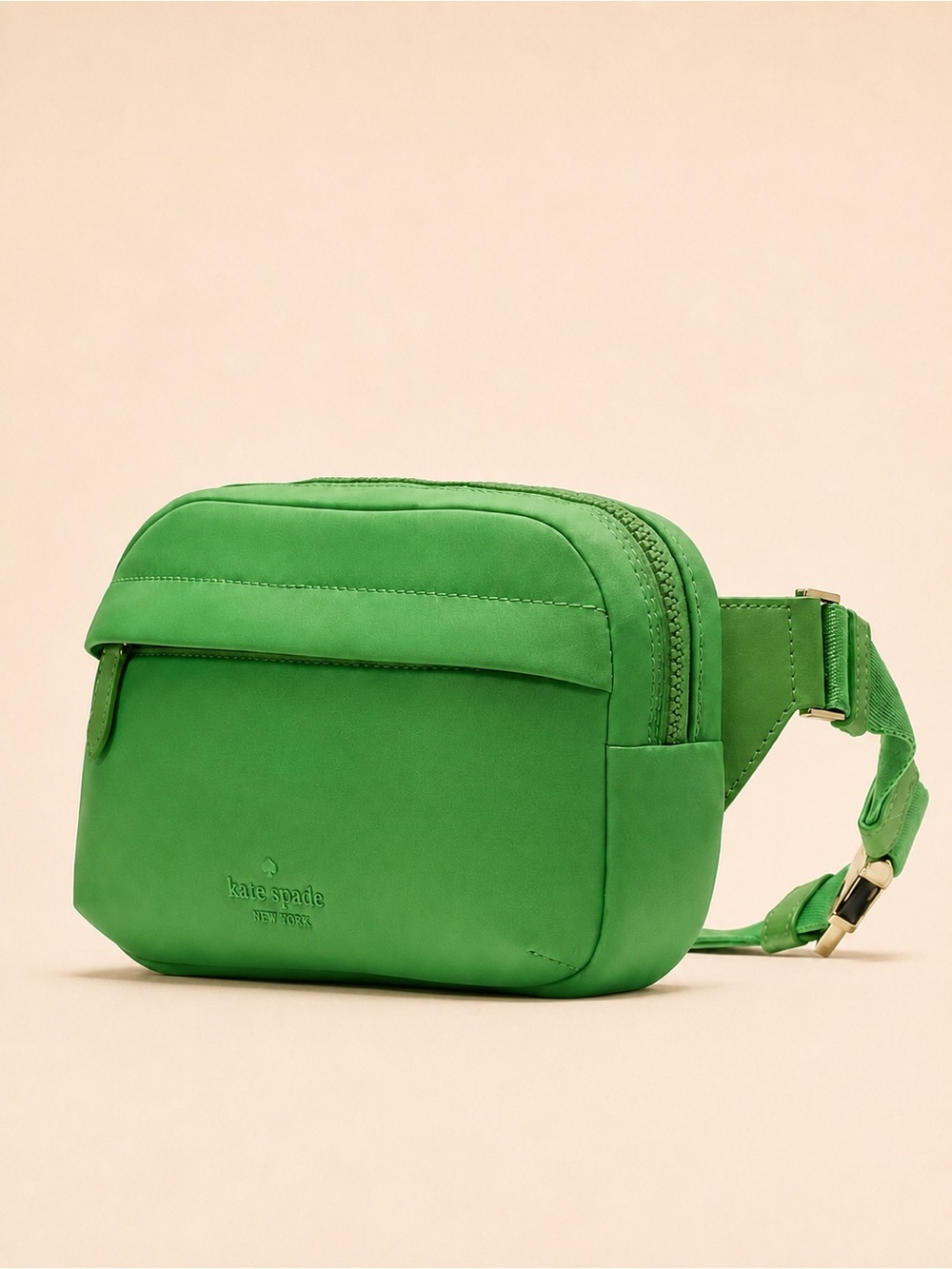 Kate Spade Rainbow Collection Green Nylon Belt Bag NWT - Picture 2 of 5